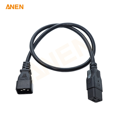 250V 18A C19 to C20 Locking SJT Power Cable