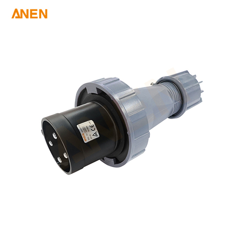 IEC60309 480V/63A 4P Cord-Mount Plug