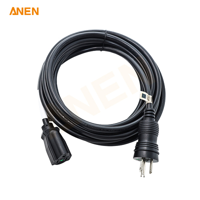 125V 13A 5-15P to 5-15R 300V 16AWG Power Cable