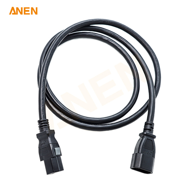 250V 15A C13 to C14 Locking SJT Power Cable