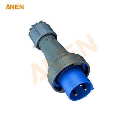 63A Industrial Plug (2P+PE) – IP67 Industrial-Style Power Connector