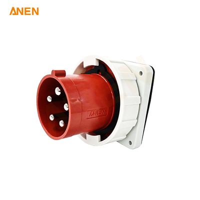 IEC60309 415V/125A 5P Panel-Mount Plug Inlet 5100B6W