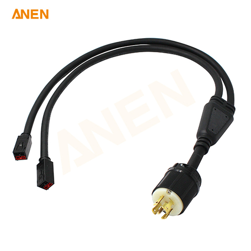 SA2-30（2PCS）50A/600V to NEMA L22-30P 30A/277V Split Power Cable