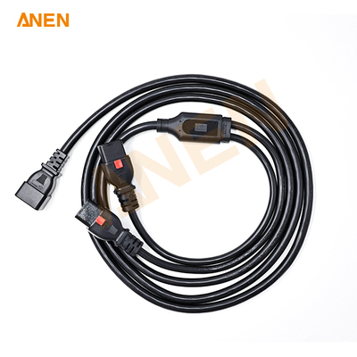 C19 Locking Splitter Power Cable