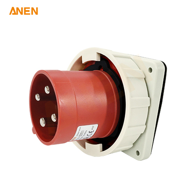 IEC60309 415V/63A 4P Panel-Mount Plug Inlet