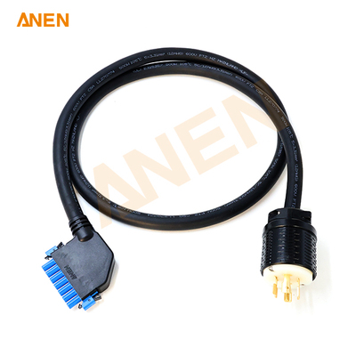 Positronic 7-Pin to NEMA L22-20P 20A Power Whip Cable for Data Centers