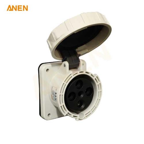 IEC60309 480V/63A 4P Panel-Mount Receptacle