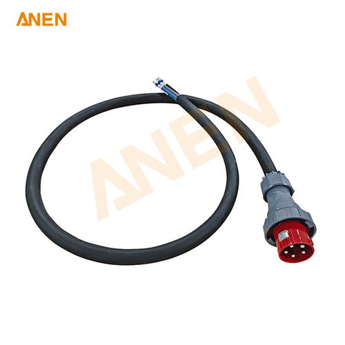 IEC60309 415V 125A Plug to 5C/1AWG Cable Whips