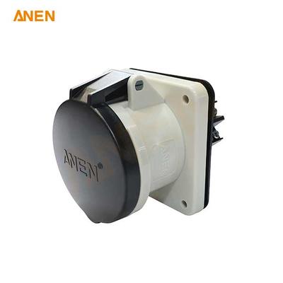 IEC60309 IP44 480V/63A 5P Panel-Mount Receptacle