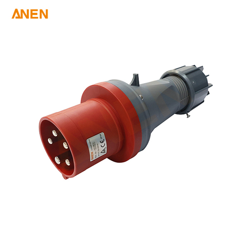 IEC60309 IP44 415V/63A 5P Cord-Mount Plug