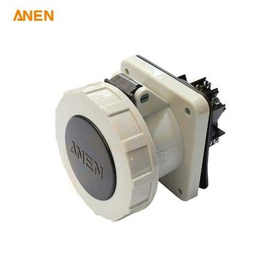 IEC60309 480V/63A 5P Panel-Mount Receptacle 560R7W