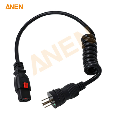 5-15P to C13 Locking Power Cable